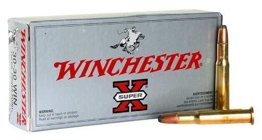 WINCHESTER AMMO X30306 SUPER-X 30-30 WIN 150 GRAIN POWER POINT AMMUNITION - 20 ROUND BOX