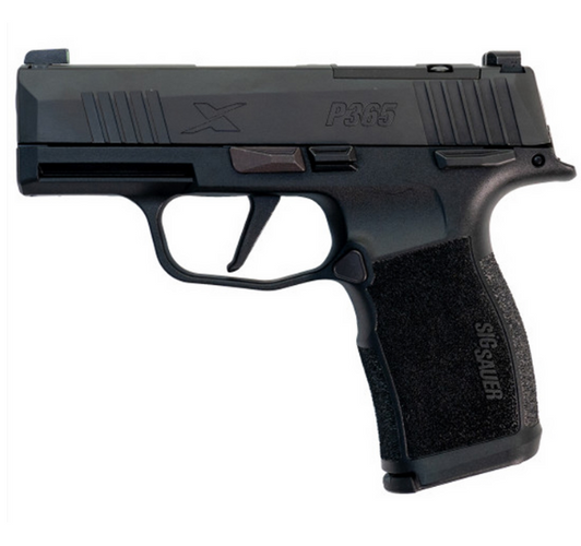 SIG SAUER P365X 9MM 3.1'' BARREL NIGHT SIGHTS OPTIC READY MANUAL SAFETY 2 MAGAZINES