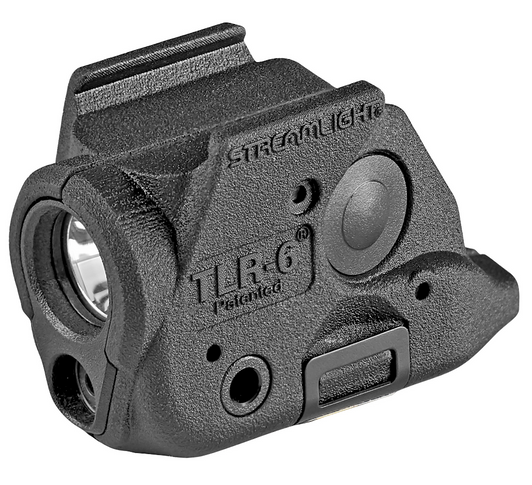 STREAMLIGHT TLR-6 TAC LIGHT + LASER FOR GLOCK 43X MOS/48 MOS/43X C4 LED 100 LUMENS RED LASER 2X CR1/3 N LITHIUM BATTERIES
