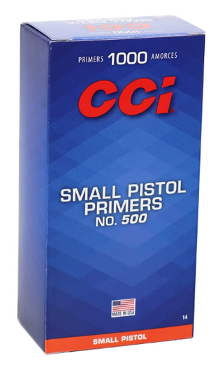 CCI  STANDARD PISTOL  No. 500 Small Pistol Multi-Caliber Handgun 1000 Per Pack