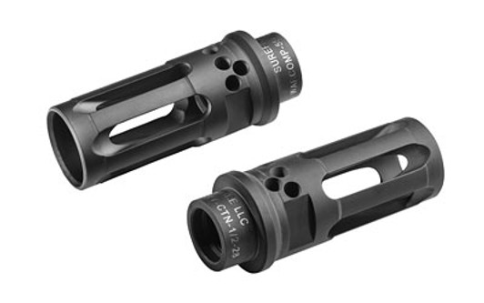 SUREFIRE WARCOMP FLASH HIDER/SUPPRESSOR ADAPTER 1/2X28 RH 5.56MM - BLACK