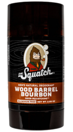 Wood Barrel Bourbon Deodorant - Dr. Squatch - UK