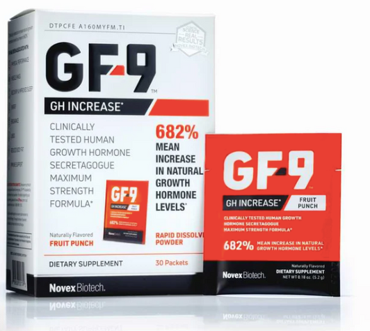 NOVEX BIOTECH GF-9 HGH BOOSTER FRUIT PUNCH 30 PACKETS