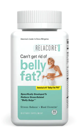 RELACORE EXTRA AMERICA'S #1 BELLY FAT PILL - SRESS REDUCER - MOOD ELEVATOR - 90 TABLETS