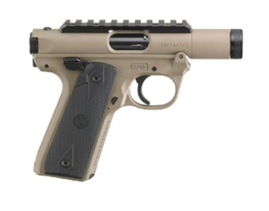RUGER MARK IV 22LR PISTOL 3" BARREL - FLAT DARK EARTH
