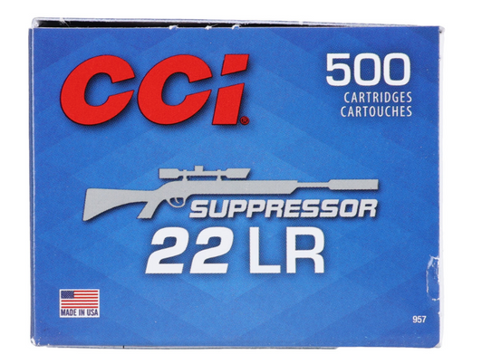 CCI SUPPRESSOR 22LR 45 GRAIN 970FPS - 500 ROUND CASE