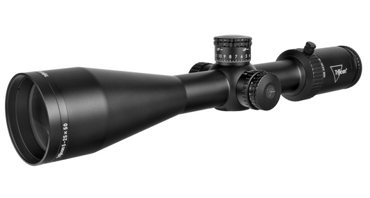 TRIJICON TENMILE HX 5-25X50MM SECOND FOCAL PLANE RIFLESCOPE WITH RED MOA CENTER DOT 30MM TUBE SATIN BLACK EXPOSED ELEVATION ADJUSTER WITH RETURN TO ZERO FEATURE