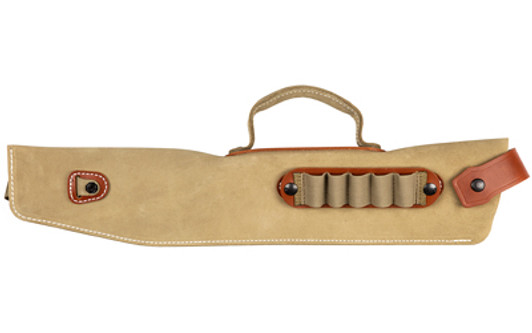 DESANTIS GUNHIDE A88 JURZ 12/20 GAUGE SINGLE SHOTGUN CASE - TAN LEATHER