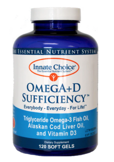 INNATE CHOICE OMEGA+D SUFFICIENCY 120 SOFT GELS