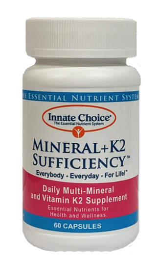 INNATE CHOICE MINERAL + K2 SUFFICIENCY 60 CAPSULES