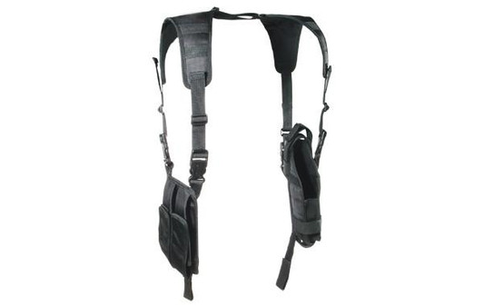 UTG LAW ENFORCEMENT VERTICAL SHOULDER HOLSTER - BLACK