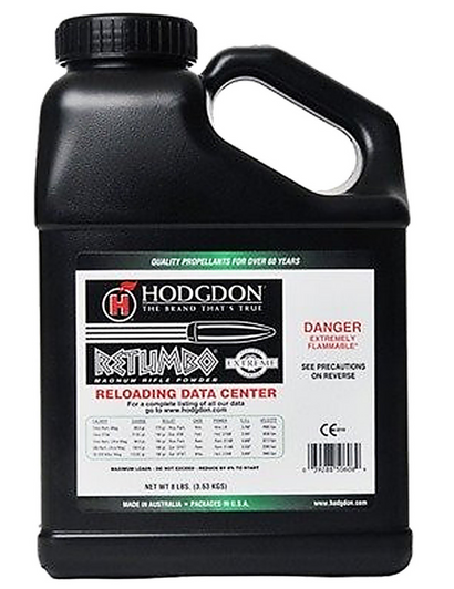 HODGDON RETUMBO 8LB MAGNUM RIFLE POWDER