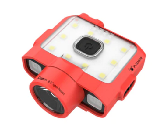 CLAYMORE CAPON 120D RECHARGEABLE CAP LIGHT - RED