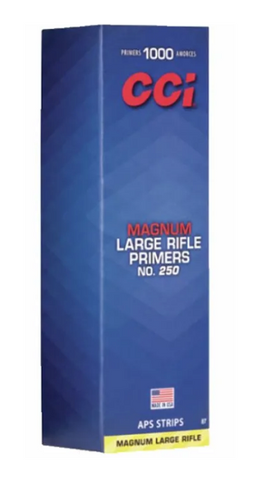 CCI NO. 250 MAGNUM LARGE RIFLE PRIMERS 1000