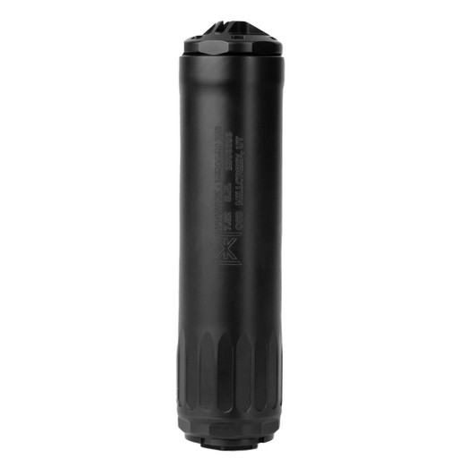 HUXWRX VENTUM 762 RIFLE SUPPRESSOR MULTI CALIBER TITANIUM CORE 17-4 STAINLESS STEEL HOUSING DIRECT THREAD 5/8 X 24 QD HUB COMPATIBLE 6.7'' LENGTH - BLACK