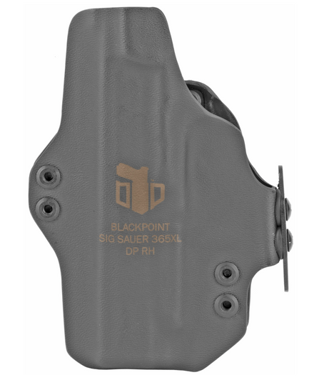 BLACKPOINT TACTICAL DUAL POINT AIWB HOLSTER FITS P365XL ADJUSTABLE LOW PROFILE - BLACK