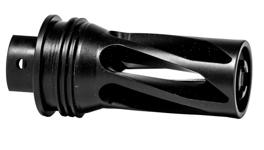 HUXWRX FLASH HIDER QD 556 1/2X28 LONG 2.7'' QUICK DETACH HX-QD 556K, 556, 762, 762 Ti MAGNUM TI SUPPRESSORS - BLACK