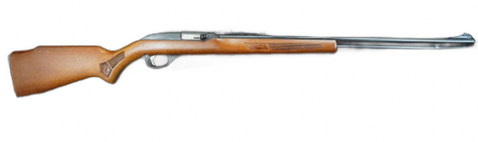 MARLIN MODEL 60 22LR SEMI-AUTO RIFLE 22'' BARREL BLUED FINISH HARDWOOD STOCK - NO ORIGINAL - PREOWNED