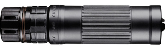 DEAD AIR ARMAMENT, LAZARUS 6, SUPPRESSOR, 6MM/556 NATO/223 REMINGTON, CERAKOTE FINISH, BLACK, INCLUDES 1/2X28 KEYMICRO 3 PRONG FLASH HIDER