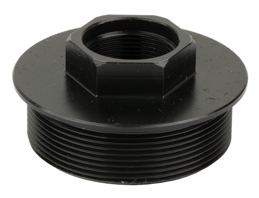 YANKEE HILL MACHINE CO UNIVERSAL SUPPRESSOR MOUNT COVERTS HUB MOUNT TO DIRECT THREAD 5/8''-32 MELONITE QPQ FINISH - BLACK