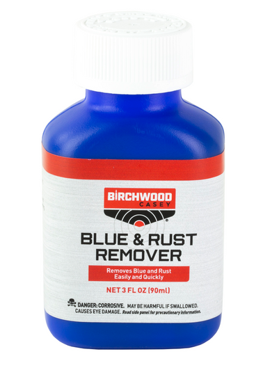 BIRCHWOOD CASEY BLUE & RUST REMOVER LIQUID 3 OZ