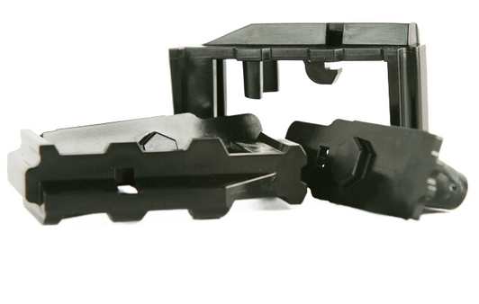 HEXMAG AR15 HEXID COLOR IDENTIFICATION SYSTEM FOUR PACK POLYMER BLACK