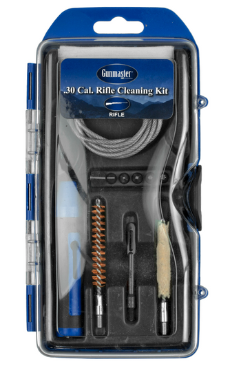 DAC GUNMASTER RIFLE CLEANING KIT 30 CAL 12 PIECE SET 6 PIECE DRIVER SET PULL THROUGH ROD