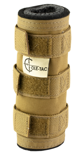 COLE-TAC HTP COVER SUPPRESSOR COVER 6'' FITS 1-2'' SUPPRESSORS - COYOTE BROWN