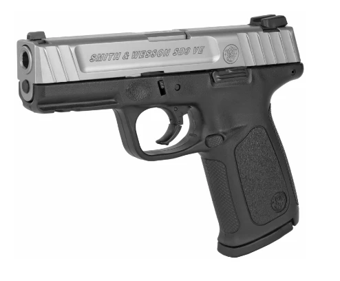 SMITH & WESSON SD9VE SEMI- AUTO FULL SIZE 9MM 4" BARREL FIXED SIGHTS 16 ROUND 2 MAGAZINES - BOX INCLUDED - PREOWNED