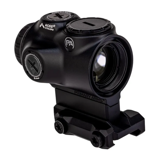 PRIMARY ARMS GLX 1X MICROPRISM WITH RED ILLUMINATED ACSS CYCLOPS RETICLE