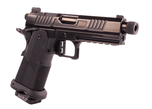 ALPHA FOXTROT AF1911 ROMULUS 9MM PISTOL RMSC OPTIC CUT 4.25'' THREADED BARREL DLC BLACK 10 ROUND 2 MAGAZINES