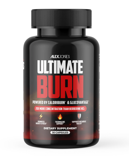 ALEX JONES ULTIMATE BURN - POWERED BY CALORIBURN + GLOCOVANTAGE