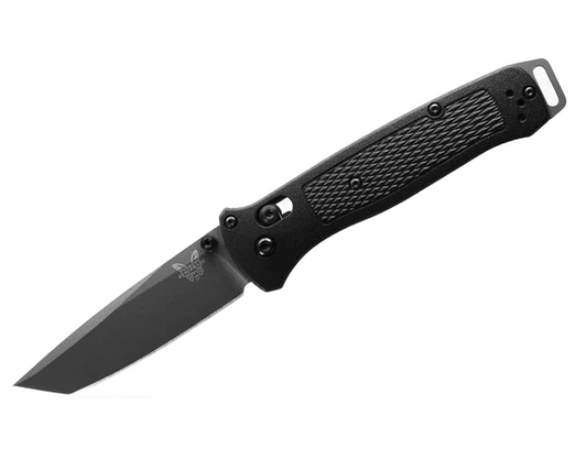 BENCHMADE BAILOUT® BLACK GRIVORY® KNIFE 3.38'' 3V TOOL STEEL BLADE BLACK