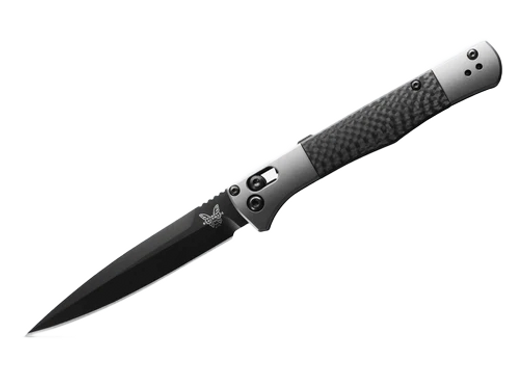 BENCHMADE AUTO FACT® CARBON FIBER & ALUMINUM KNIFE 3.95'' CPM-S90V STAINLESS STEEL BLADE