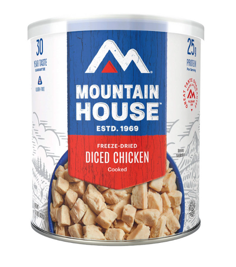 MOUNTAIN HOUSE FREEZE DRIED DICED CHICKEN #10 CAN