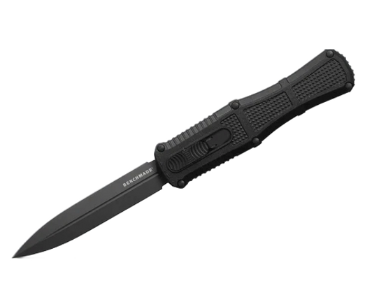 BENCHMADE CLAYMORE OTF BLACK GRIVORY® DAGGER 3.89'' BLADE CPM-D2 TOOL STEEL BLACK