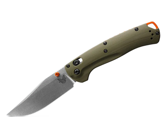 BENCHMADE TAGGEDOUT® OD GREEN G10 KNIFE 3.5'' BLADE