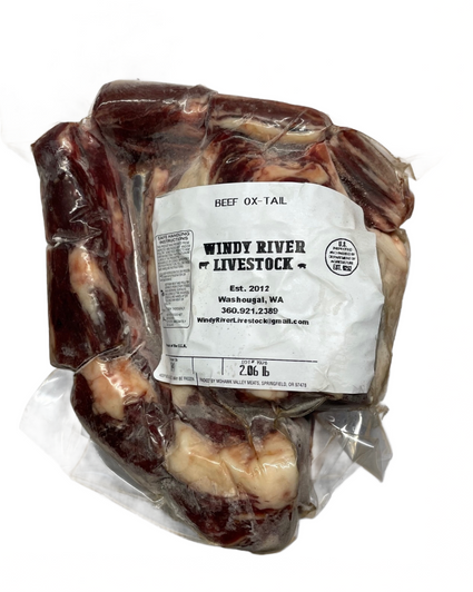 WINDY RIVER LIVESTOCK GRASS FED BEEF OXTAIL
