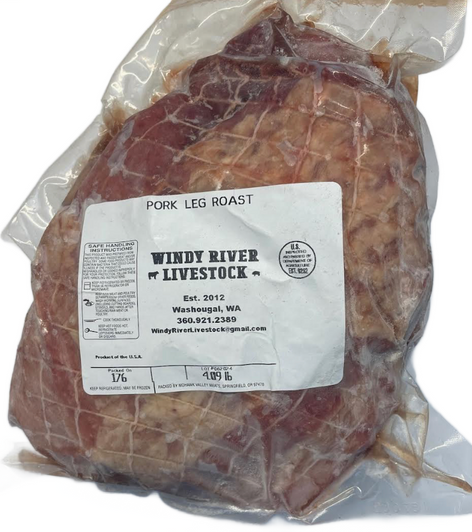 WINDY RIVER LIVESTOCK PORK LEG ROAST