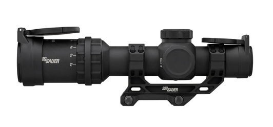 SIG SAUER TANGO MSR COMPACT RIFLE SCOPE 1-6X24MM SFP ILLUMINATED BDC 6 RETICLE 24MM OBJECTIVE 30MM MAIN TUBE BLACK + ALPHA MSR 1.535'' MOUNT