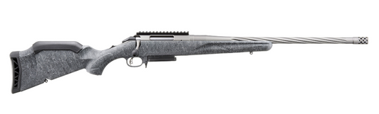 RUGER AMERICAN GEN II 308 WIN BOLT ACTION RIFLE 20'' SPIRAL FLUTED BARREL THREADED 5/8X24 MUZZLE BRAKE GUNMETAL 3 ROUNDS 1 MAGAZINE