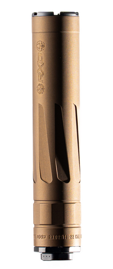 DEAD AIR RUGER RXD 22TI SUPPRESSOR 22LR 6AL4V TITANIUM CONSTRUCTION BURNT BRONZE 1/2X28 XRF MUZZLE BRAKE