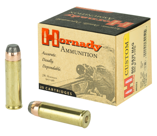 HORNADY CUSTOM 500 S&W 500 GRAIN XTP 20 ROUND BOX