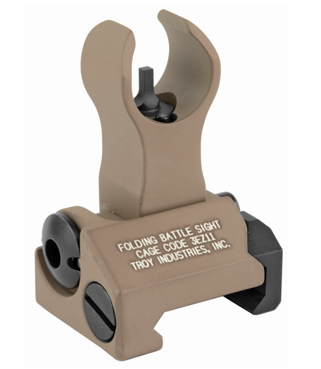 TROY INDUSTRIES BATTLESIGHT FOLDING FRONT SIGHT HK STYLE PICATINNY FLAT DARK EARTH