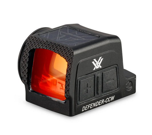VORTEX DEFENDER-CCW ENCLOSED SOLAR MICRO RED DOT MULTI-RETICLE ENCLOSED - BLACK