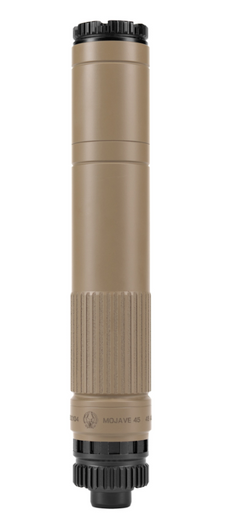 DEAD AIR MOJAVE 45 SUPPRESSOR 45 ACP TITANIUM HIGH TEMP CERAKOTE FDE + .578-28 PISTON
