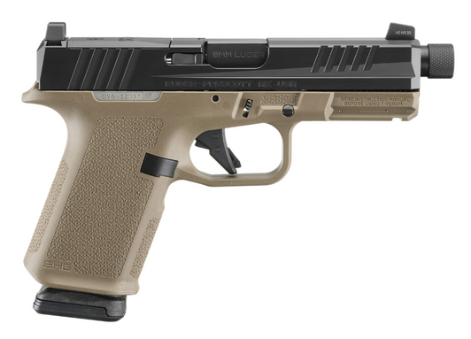 RUGER RXM 9MM PISTOL 4.5'' THREADED BARREL 2 MAGAZINES FDE