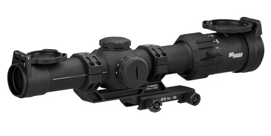 SIG SAUER TANGO MSR 1-6X24MM SECOND FOCAL PLANE 30MM TUBE ILLUMINATED RETICLE - BLACK