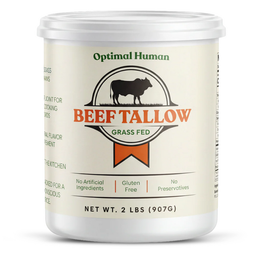 OPTIMAL HUMAN BEEF TALLOW PURE GRASS FED 2 POUNDS