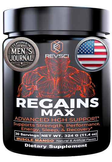 HGH SUPPLEMENT FOR MEN & WOMEN REVSCI REGAINS MAX AMINO ACIDS SUPPLEMENT POST WORKOUT RECOVER POWDER ANABOLIC MUSCLE RECOVERY HUMAN GROWTH HORMONE BOOSTER SUPPLEMENT